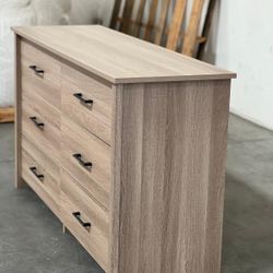 NEW 6 Drawer Chest of Drawers Dresser Nightstand Table Tall Bedroom Natural Oak White Espresso SALE Closet Wardrobe Storage Ashley Style BIG Clearance