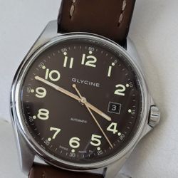 SWISS MADE GLYCINE AUTOMATIC MENS WATCH 