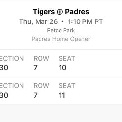 PADRES HOME OPENER GAME!
