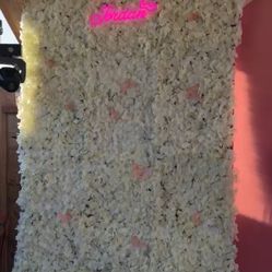 Flower Backdrop Sign Not Included