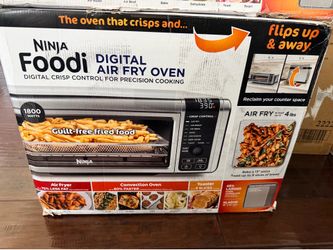 Ninja Flip Toaster Oven and Air Fryer 8 in 1 Functionality