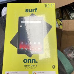 Onn Surf 10.1" LCD Touchscreen 32GB  Tablet Gen 3 w/ Android Blue New Sealed NEW 
