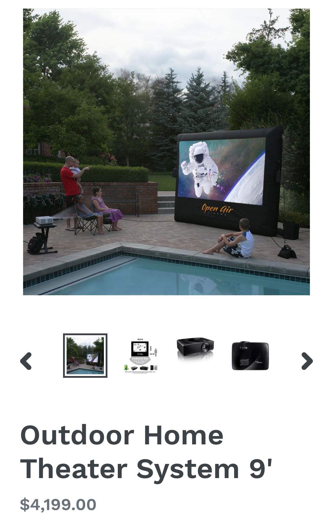 9’ Open Air Cinema