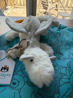 Jellycat London Plush Animal Keychain