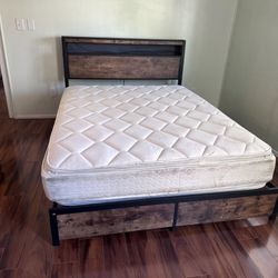 Bed frame And Mattress. 