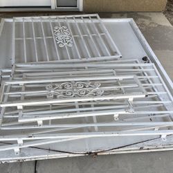 Protection Of Metal Windows And A Metal Door Ready To Put And With The Length And Width Measures Of All