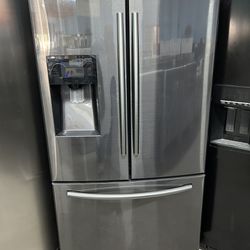 Black Stainless French Door Refrigerator 