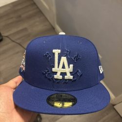 Born X Raised Dodgers Champions Hat 7 1/2
