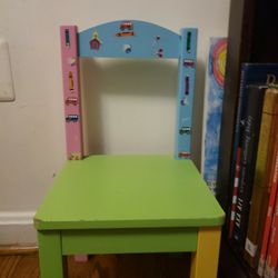 Children Chair" Blue And Pink and Green And Orange