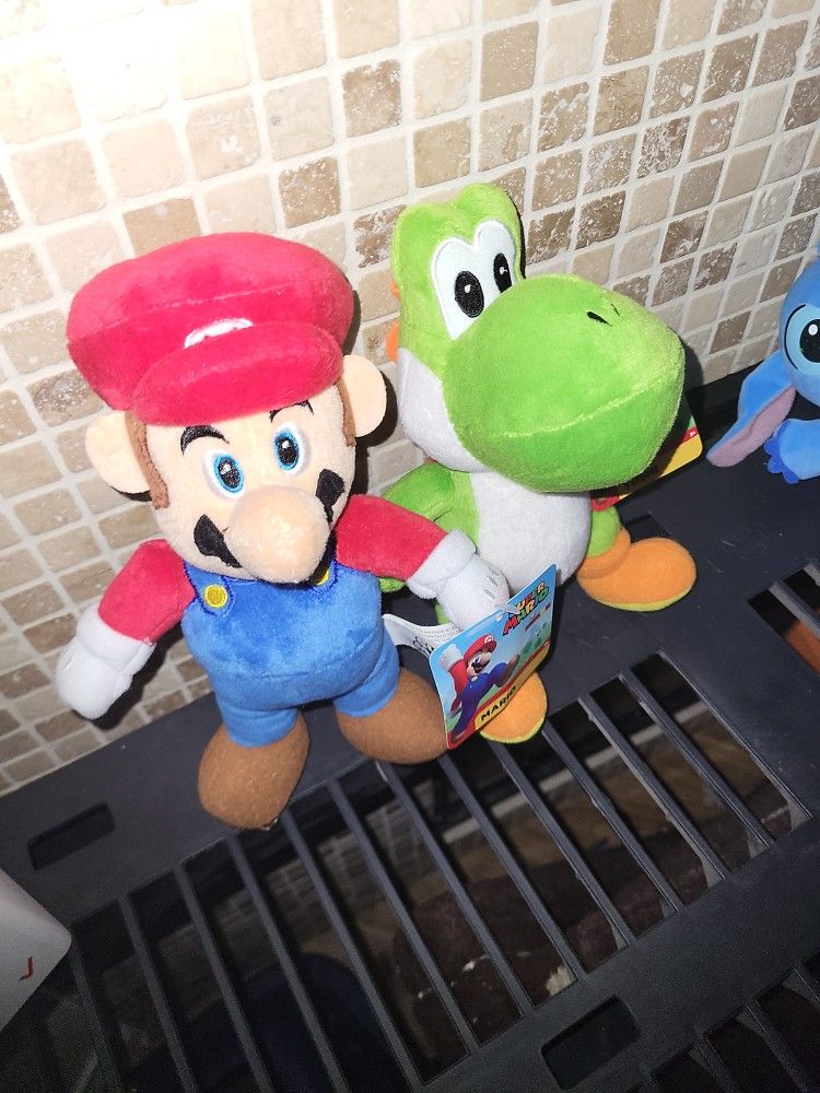 Super Mario Plushies