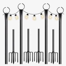 Walensee String Light Poles - 4 Pack