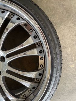 Tire and wheel set of 4 BMW E46