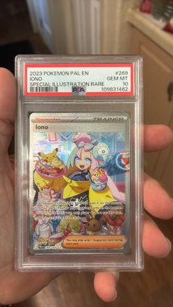Iono from Paldea Evolved PSA 10 pokemon card
