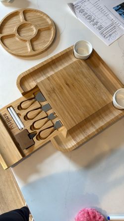 Bamboo Serving Tray/ Cheese Board