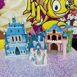 3 Disney castle toys “SEE ALL PICTURES” $35 all three “51ave and Glendale “