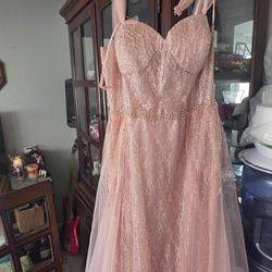Beautiful rosegold dress