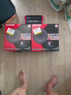 12" inch kickers compR with Crunch amp