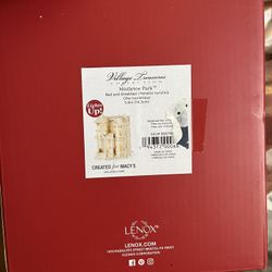 Lenox Mistletoe Park Village Figurines