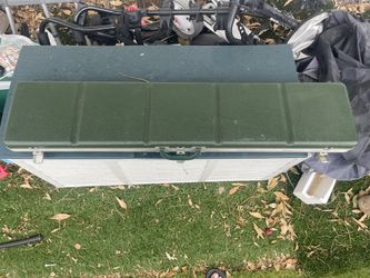 Hard Plastic Cover Gun Case In Great Cond No Cracks 
