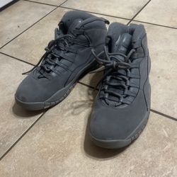 Jordan 10 Cool Grey Basketball Shoes Size 11