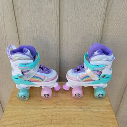 ROLLER BLADES SIZES JR 13 TO 3 WHIT LIGHT 