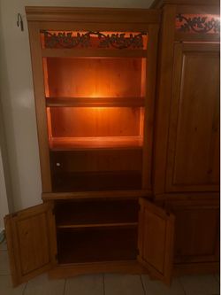Bookshelf with cabinet