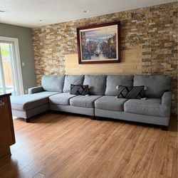 FREE DELIVERY- Large Ashley Furniture Sectional Sofa