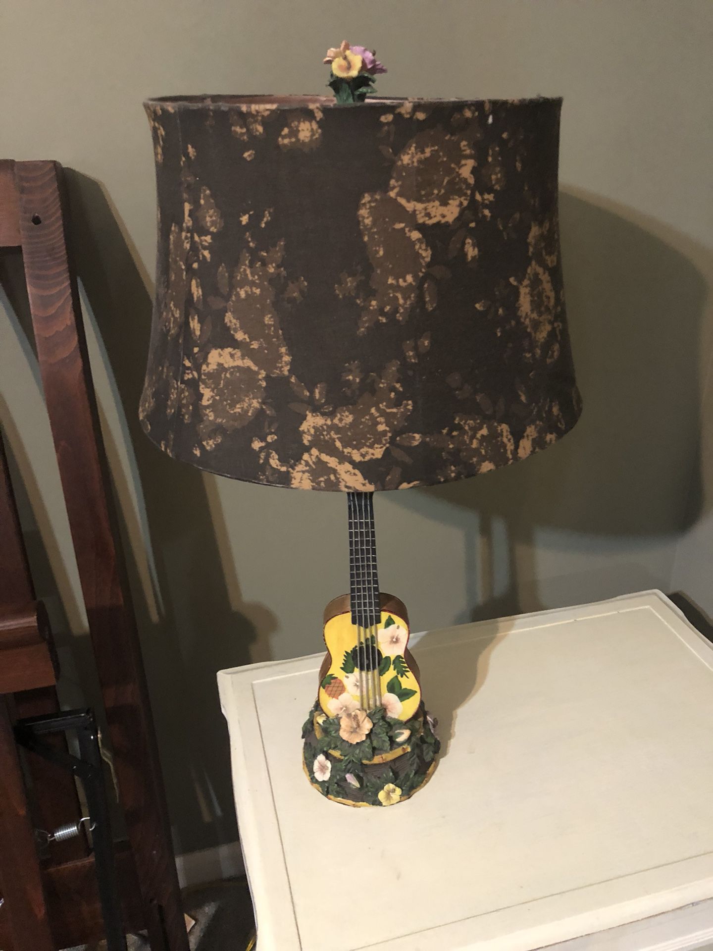 Guitar Lamp & Shade