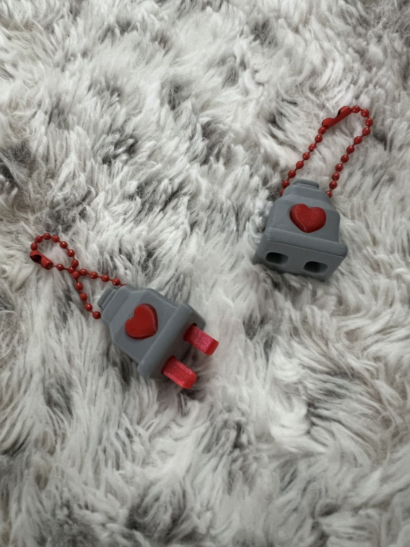 Plug And Socket Couples Keychain Set