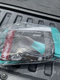 Alpha Tec Rubber Glove With Grip