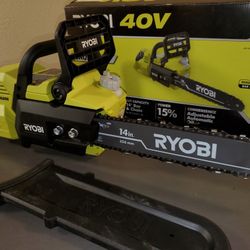 RYOBI40V Brushless 14 in. Cordless Battery Chainsaw (Tool Only)