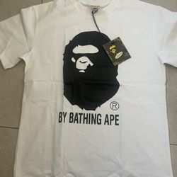 White And Black Bape Tee