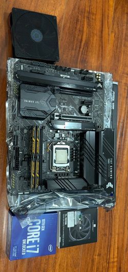 I7-10700k, 16GB Ram, z590 Plus Mobo