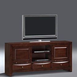 MODERN NEW EMILY MERLOT TV STAND ON SALE ONLY $399!!!