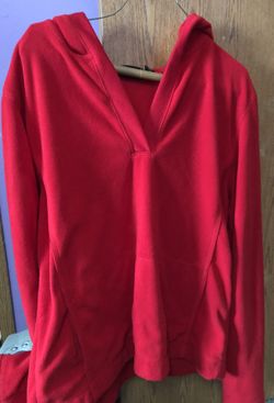 Woman’s large fleece hoodie