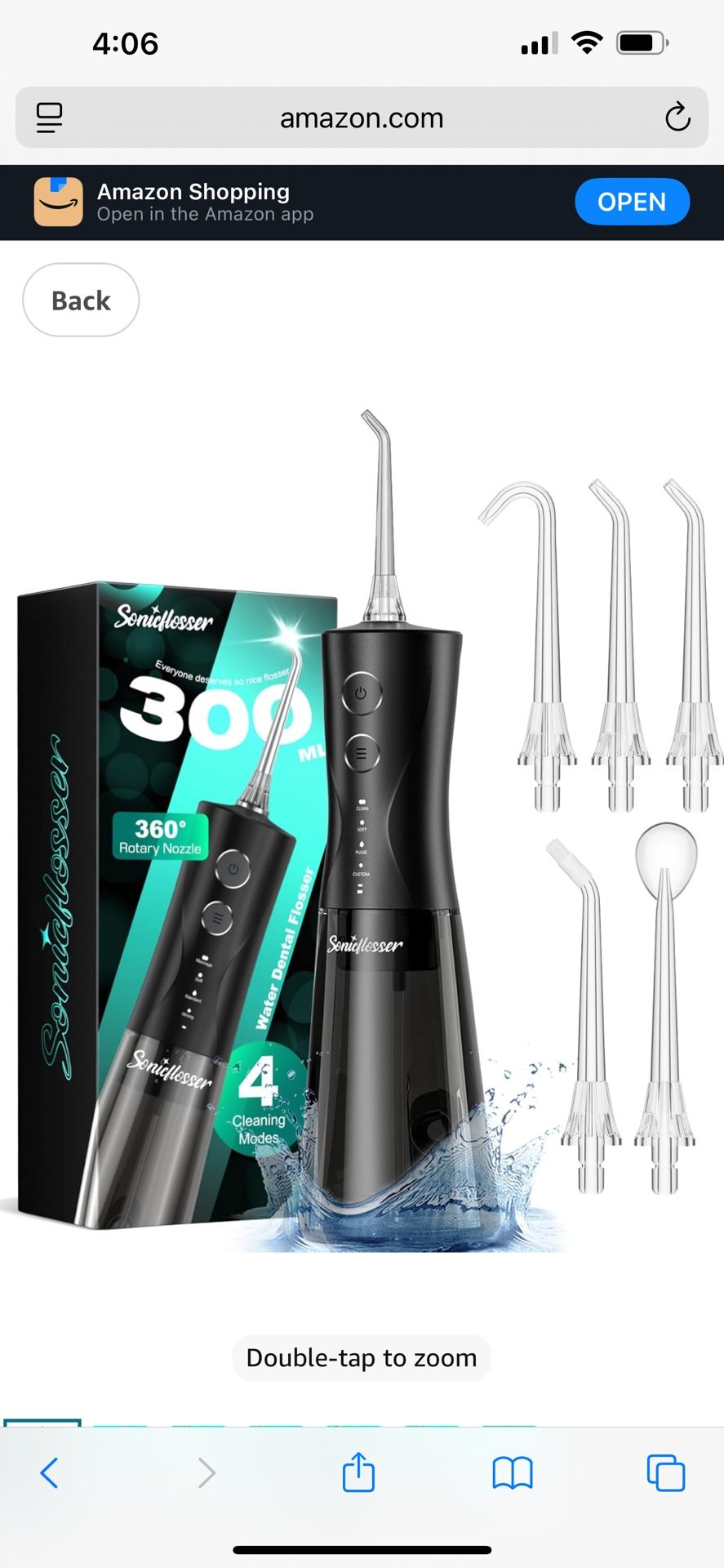 Portable Water Flosser