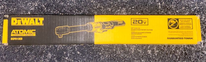 DEWALT ATOMIC 20V 3/8" Extended Reach Ratchet DCF513EB