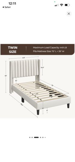 Twin bed