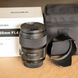 Sigma 35mm F1.4 DG (F-mount)