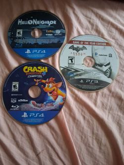 Playstation three and four games