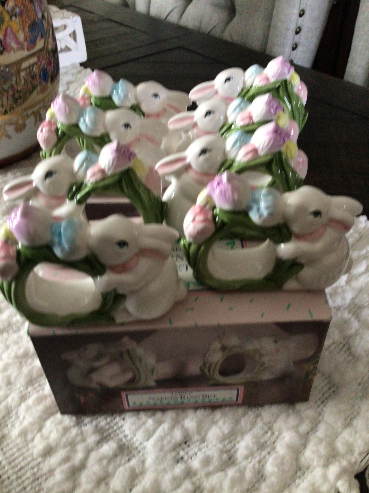 8. Bunny Napkin Rings