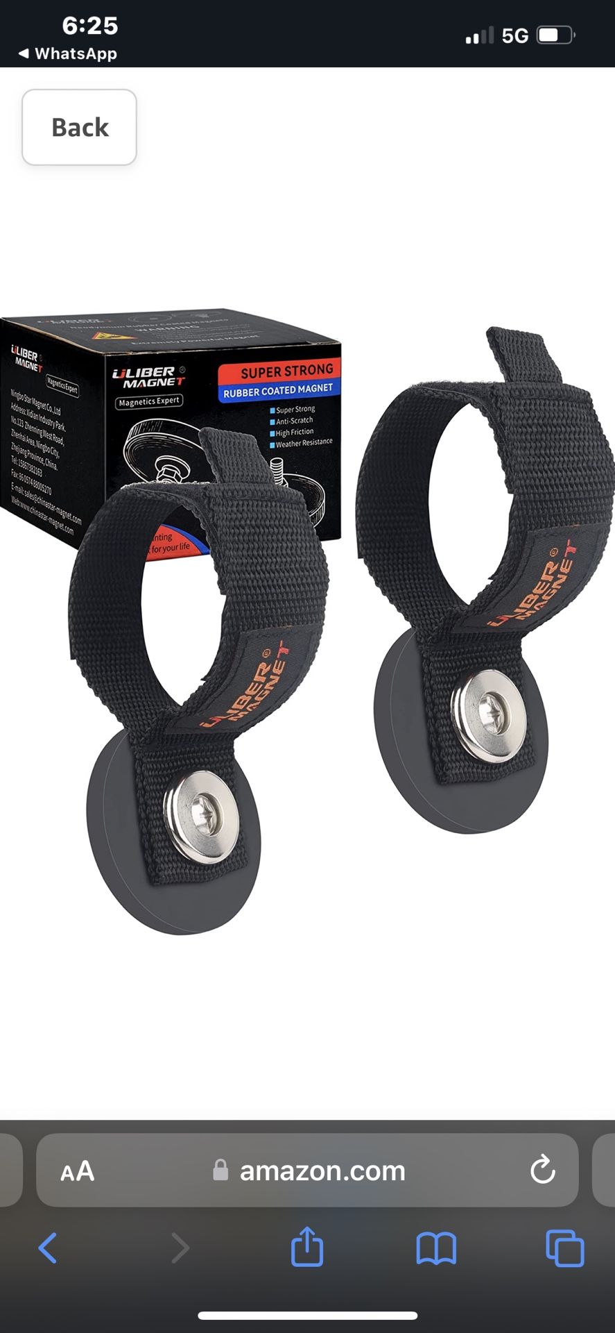 Margnetic Strap Relly Strong Set Of 2