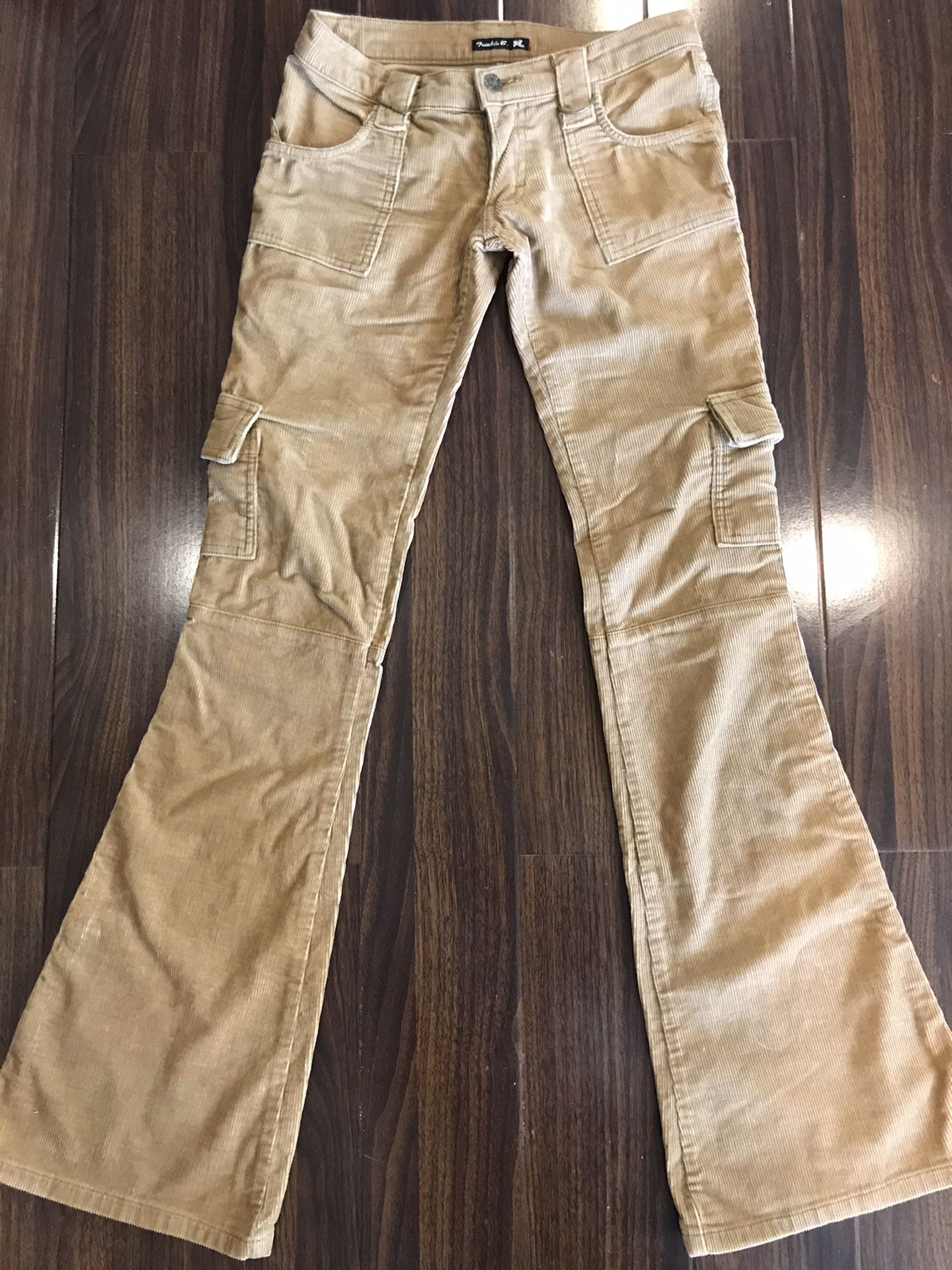 Corduroy Frankie B Pants With Cargo Pockets Sz 2