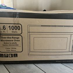 1.6 1000 watts over the range microwave oven
