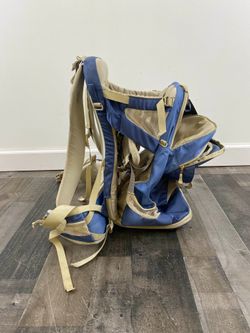 Kelty Kids Backpack Transit Child Carrier Blue Tan Hiking Backpack support travel baby kids childrens