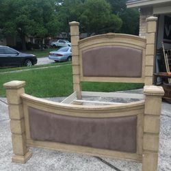 Wood Queen Bed frame