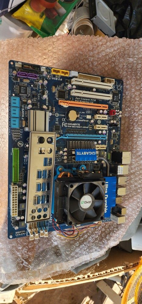 Amd Gygabyte Board And Fx Chip Power Supply Included