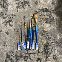 Winsor & Newton Cotman Watercolor Paint Brush Bundle #4 (7)