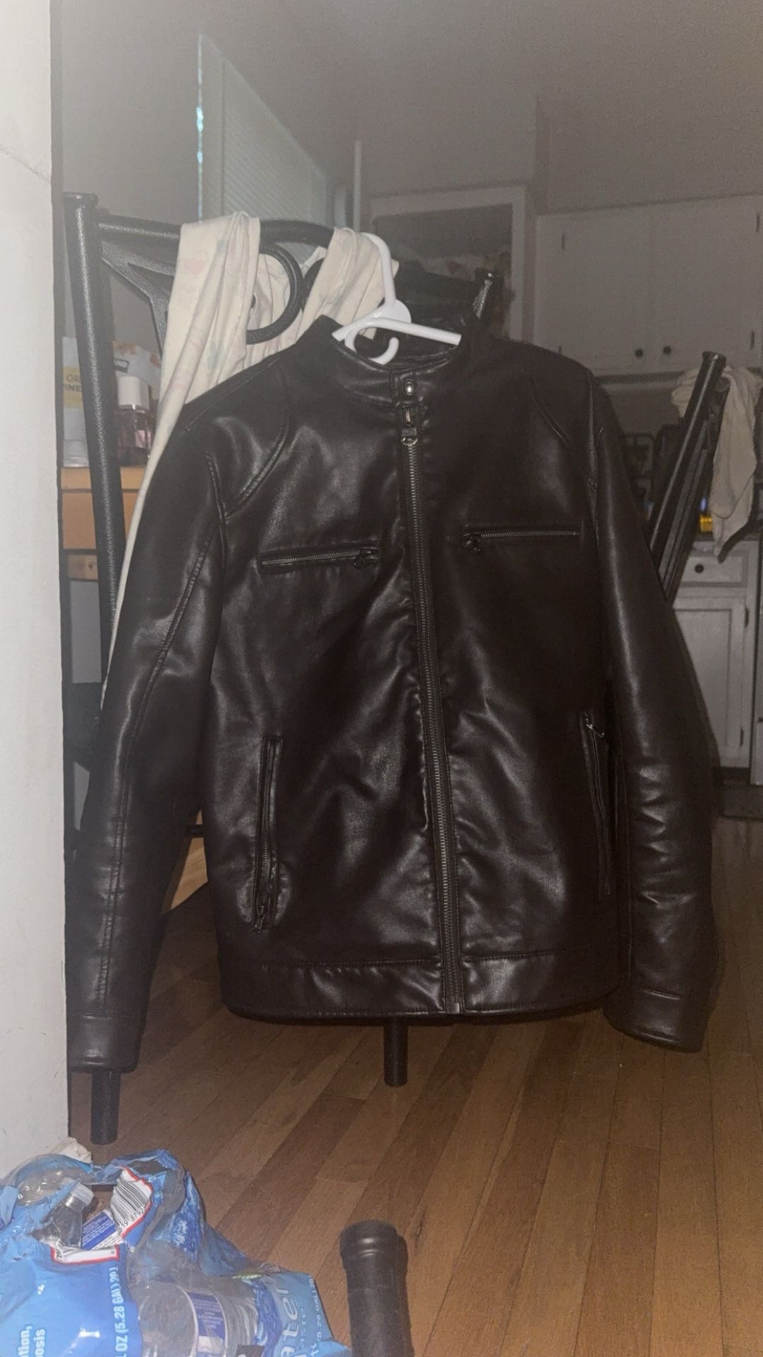 Luxury Designer MICHAEL KORS Leather Bomber Jacket HARD TO FIND