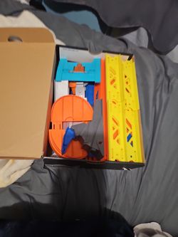 Box of hot wheel tracks